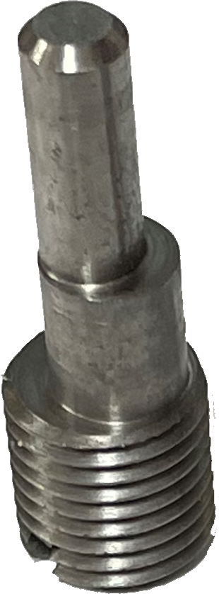 Flangeless Fitting Delrin®, Black 1/4-28 Flat-Bottom, for1/8